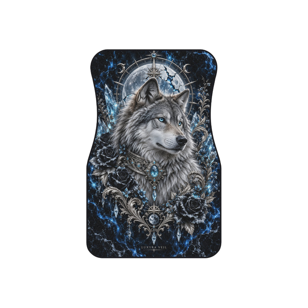 Frost Wolf Car Floor Mats – Set of 4