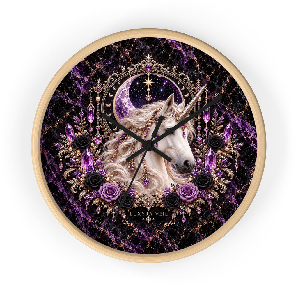 Celestial Unicorn Wall Clock