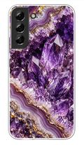 Amethyst Geode phone case mockup