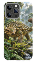 Ankylosaurus Prehistoric Forest phone case