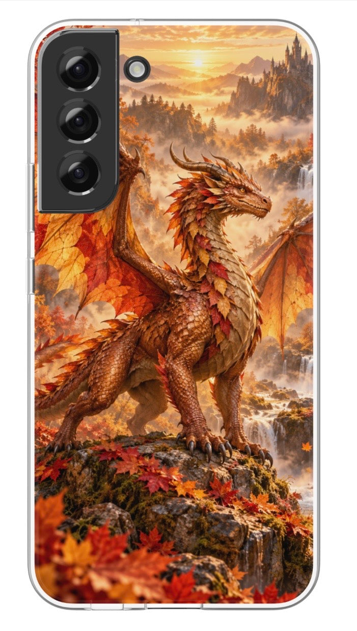 Autumn Fire Dragon phone case