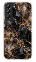 Black Obsidian Geode phone case mockup