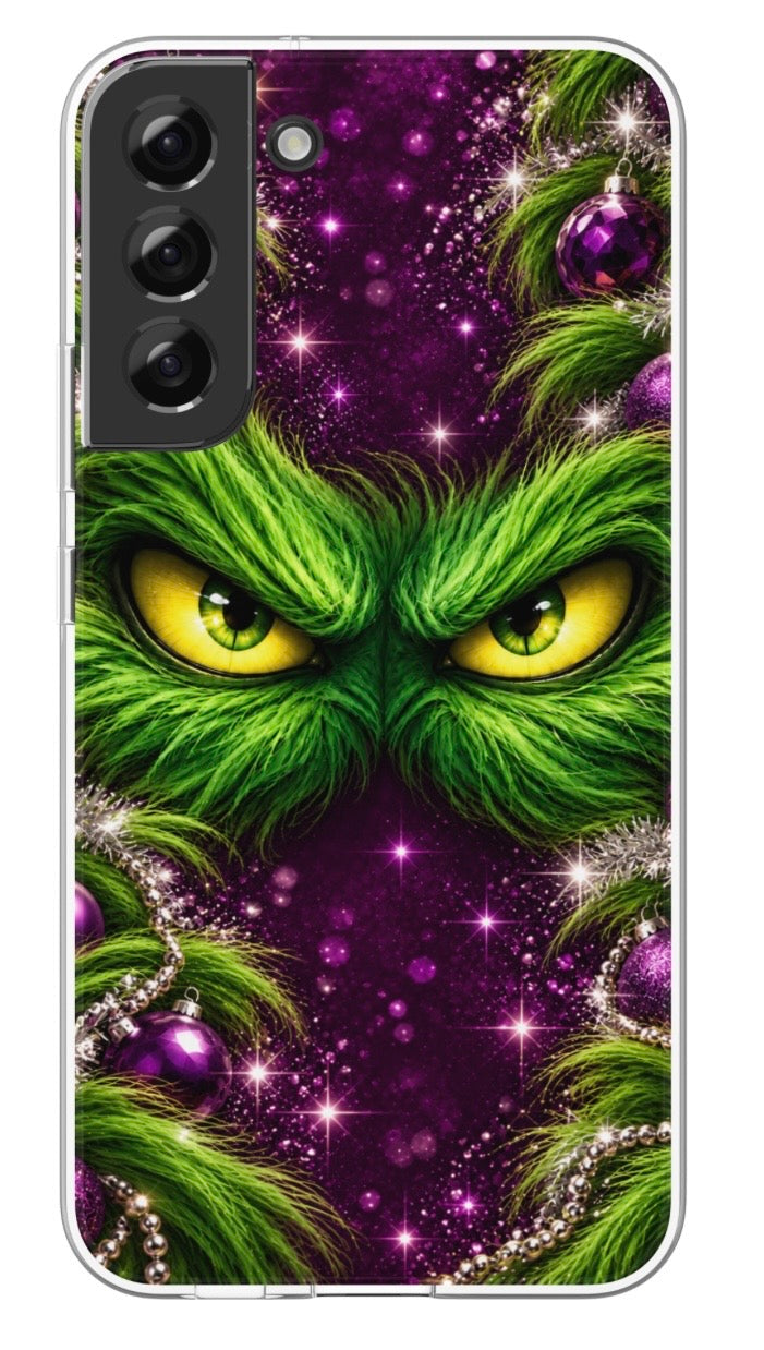 Christmas Mischief Purple phone case