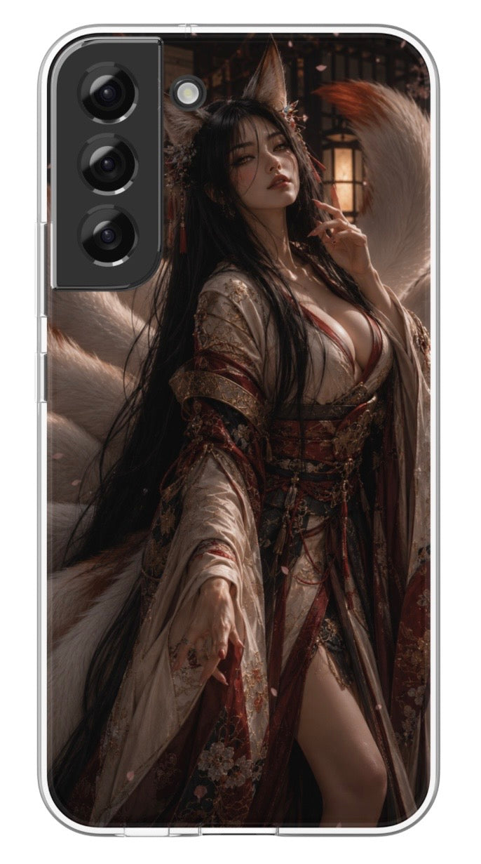 Crimson Kimono Enchantress phone case
