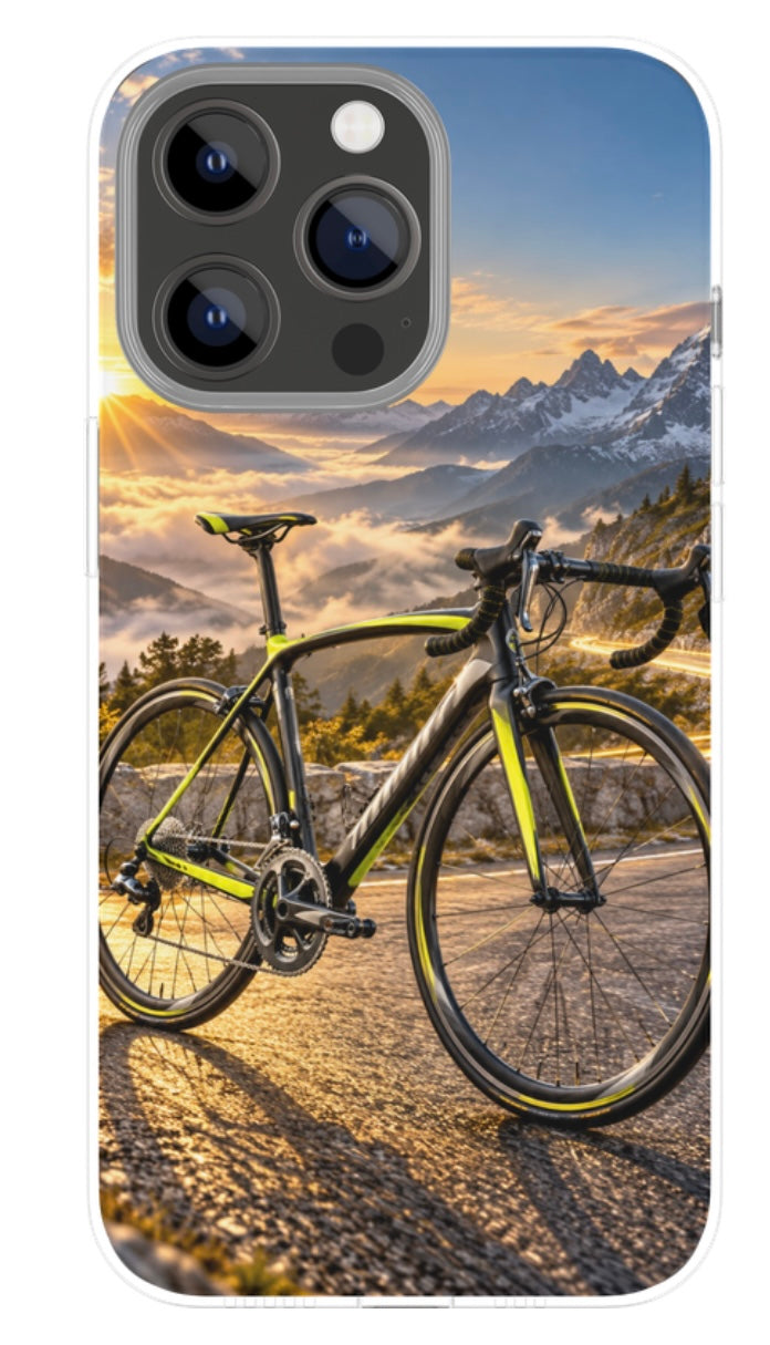 Cycling Mountains phone case