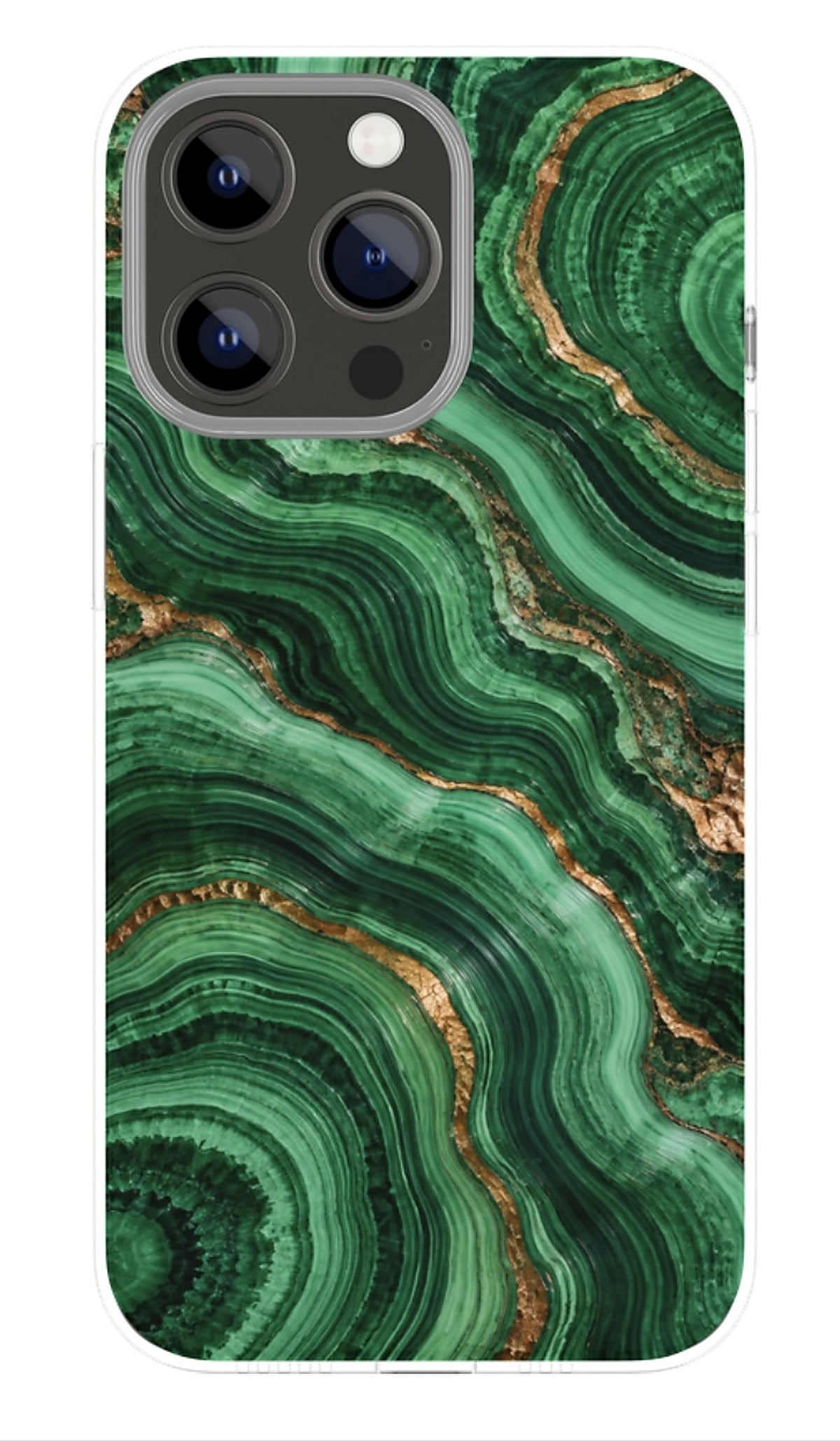 Emerald Malachite phone case mockup