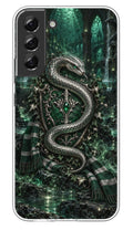 Emerald Serpent Crest phone case