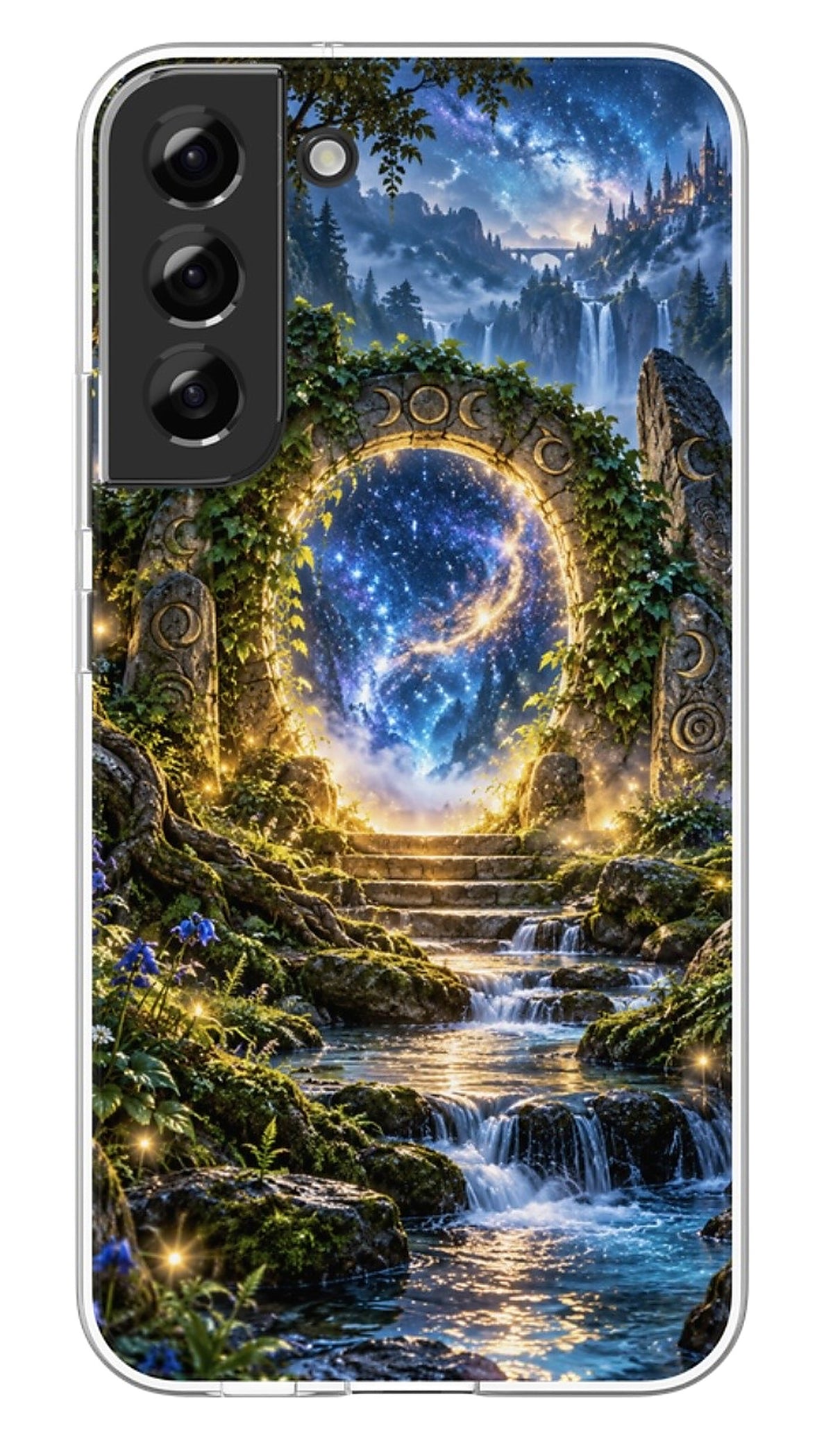 Enchanted Forest Portal phone case mockup