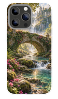 Enchanted Stone Bridge phone case mockup