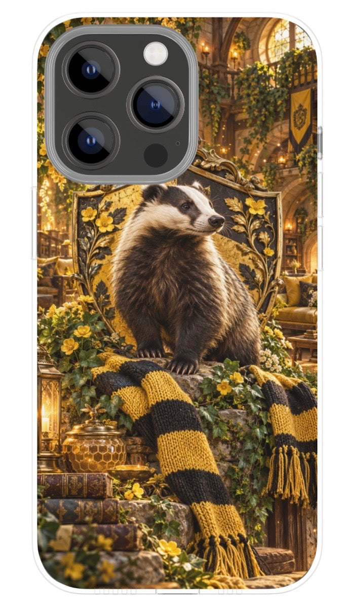 Golden Badger Crest phone case