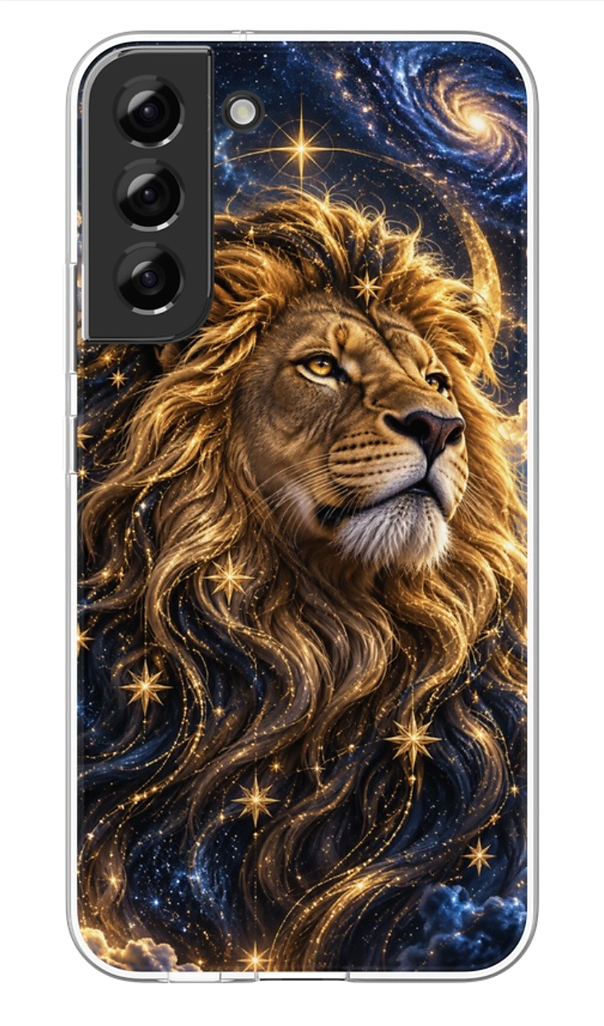 Golden Celestial Lion phone case