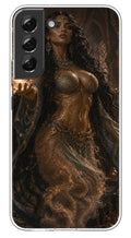 Golden Serpent Priestess phone case