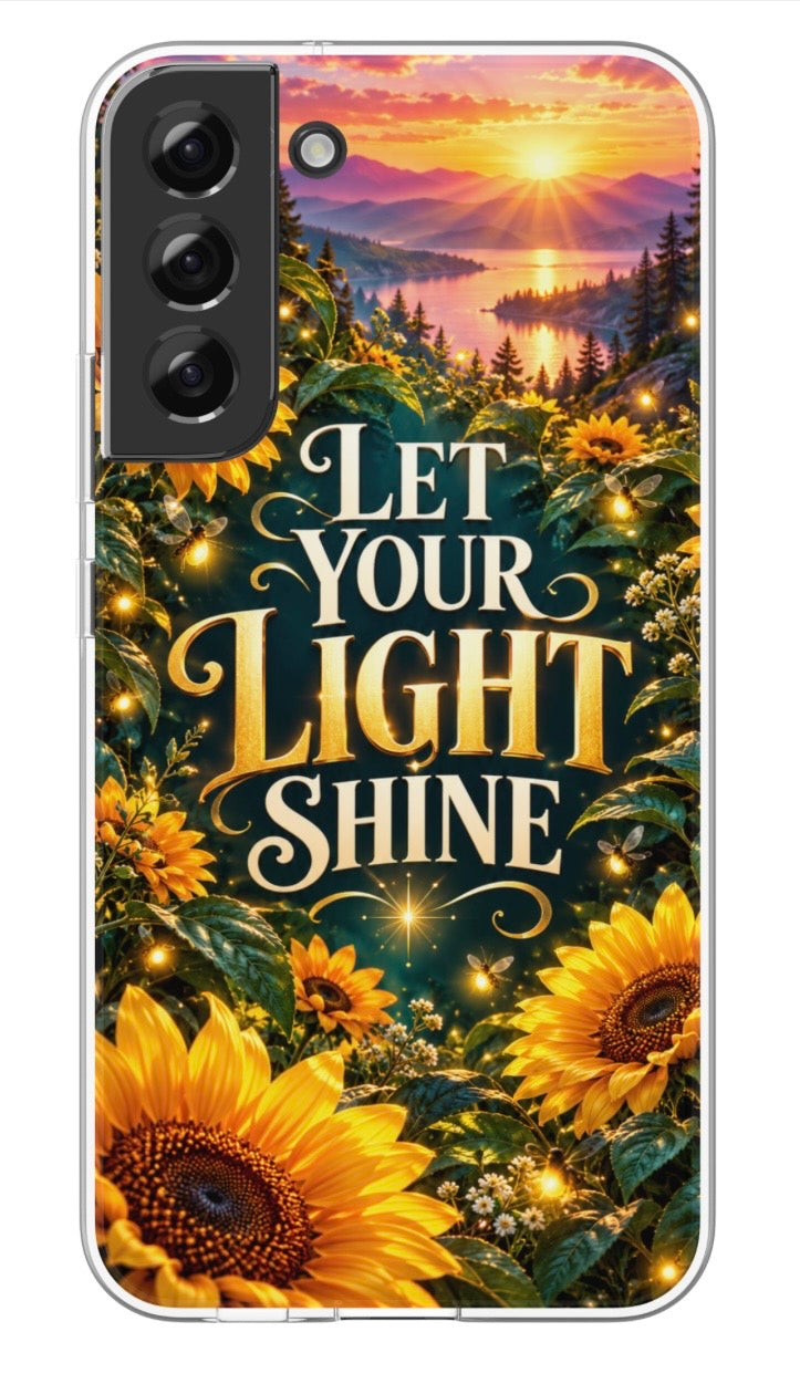 Let Your Light Shine phone case