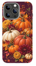 Harvest Pumpkin Bouquet phone case mockup