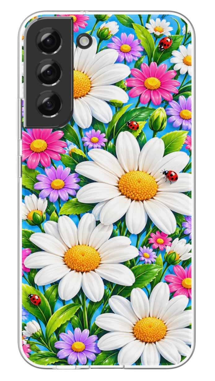 Daisy Meadow Delight phone case mockup