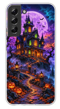 Moonlit Haunted Manor phone case mockup