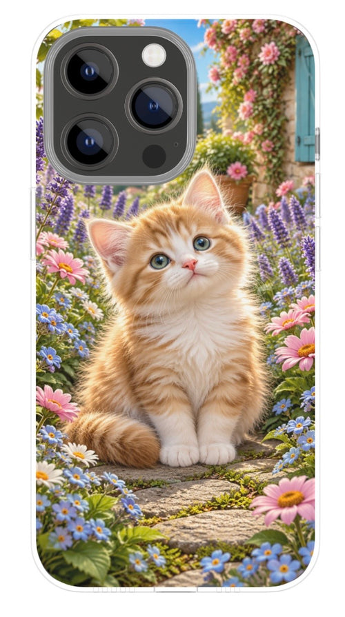 Blossom Garden Kitten phone case