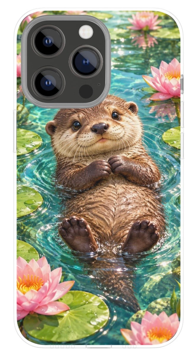 Lotus Pond Otter phone case
