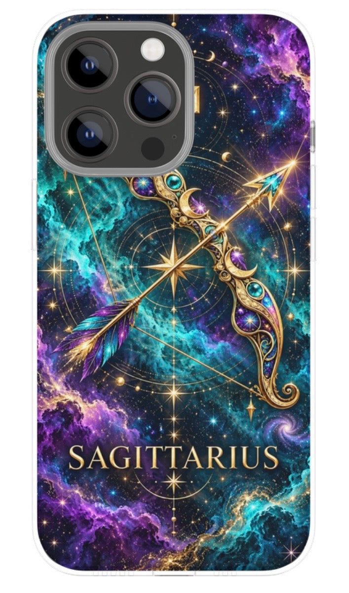 Sagittarius Cosmic Archer phone case
