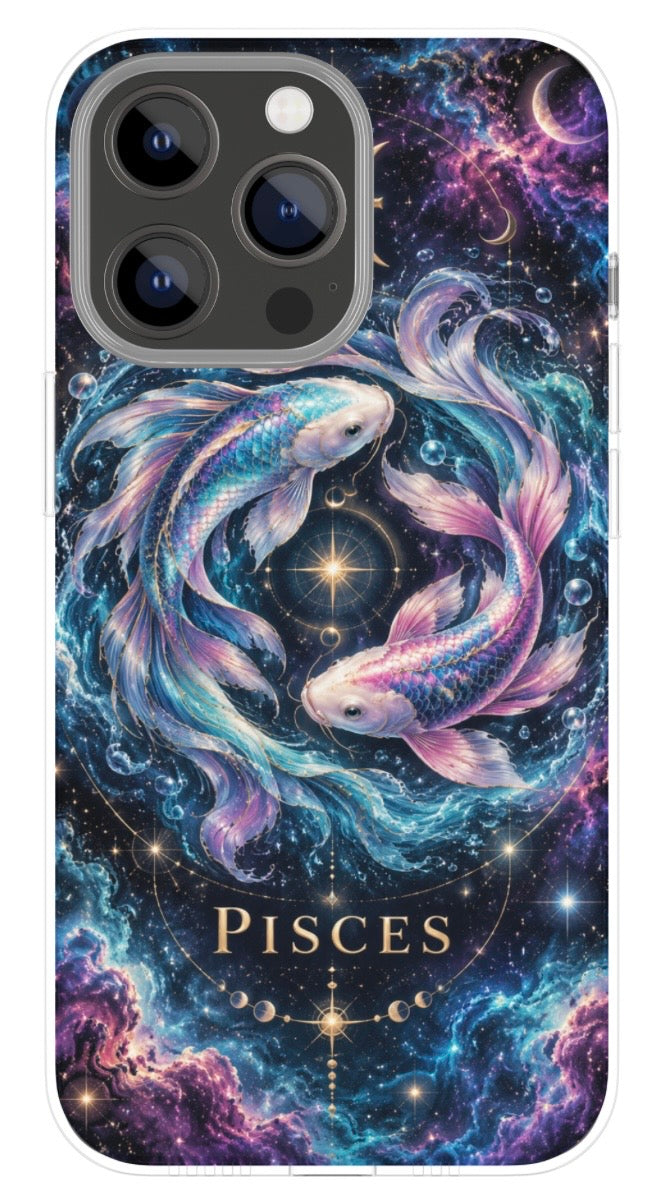 Pisces Cosmic Koi phone case