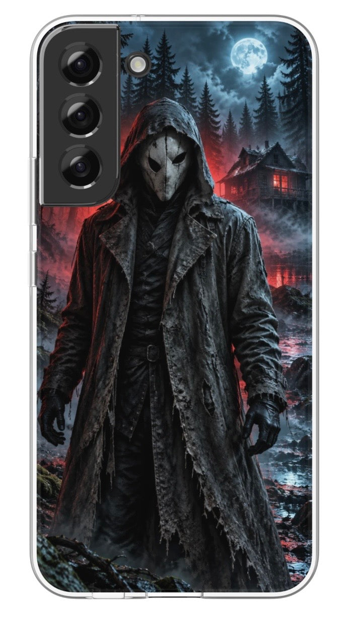 Crimson Moon Reaper phone case