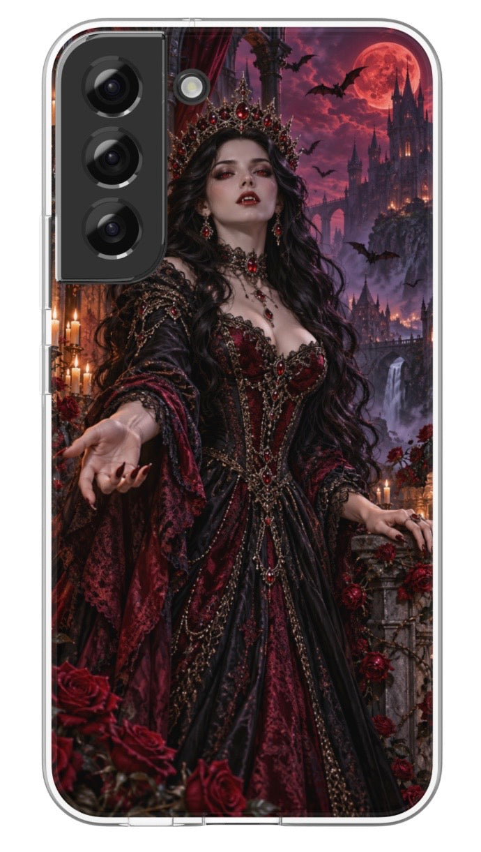 Crimson Gothic Countess phone case