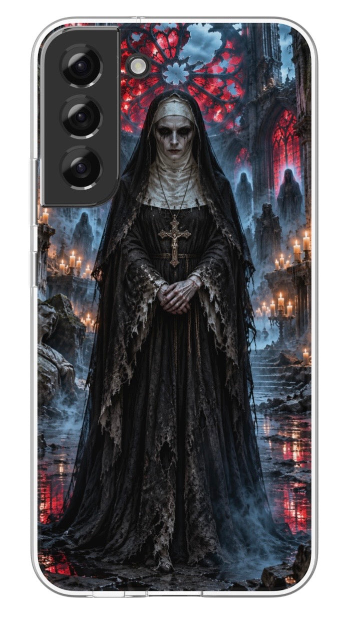 Veiled Gothic Nun phone case