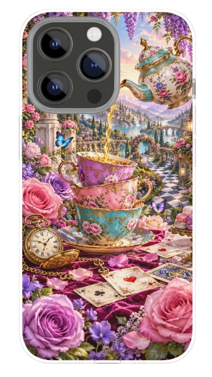 Whimsical Wonderland Teacups phone case