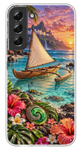 Tropical Sunset Voyage phone case