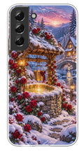 Snowy Christmas Wishing Well phone case