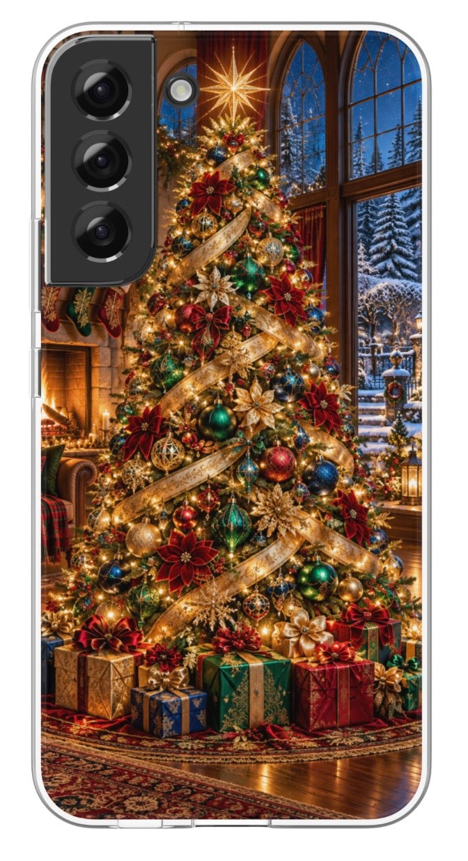 Golden Christmas Tree phone case