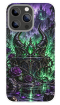 Enchanted Castle Waterfall phone case