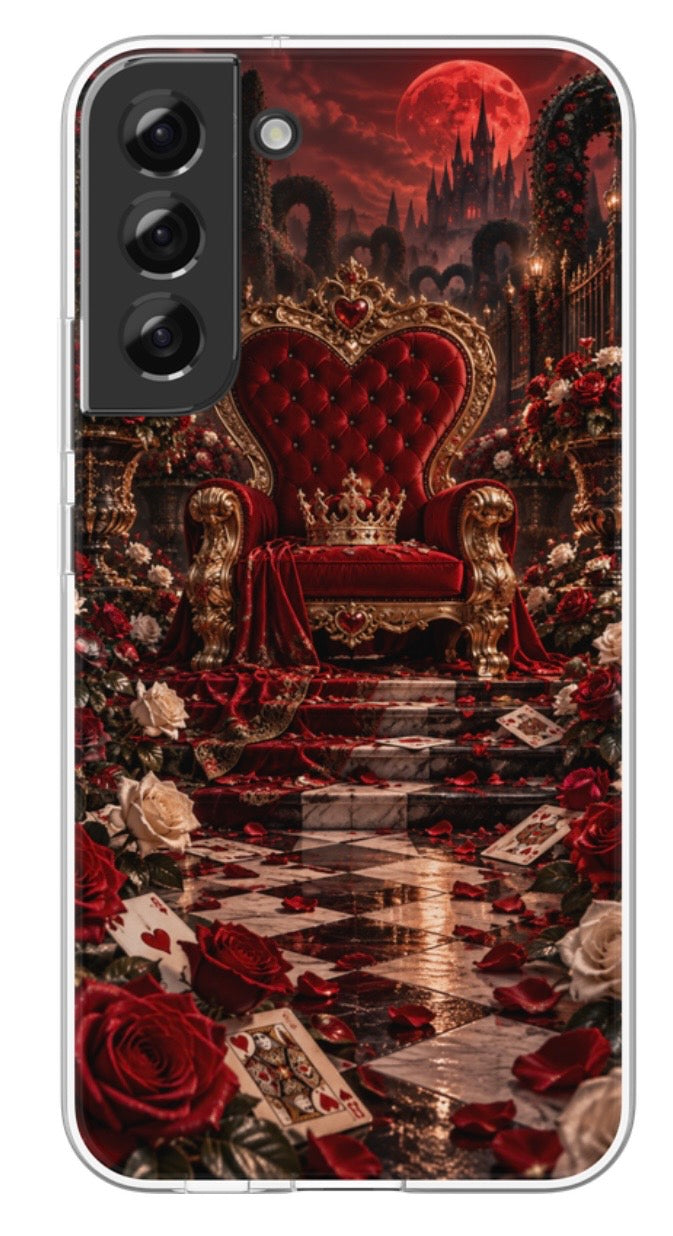Crimson Throne of Roses phone case