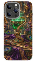 Emerald Serpent Crown phone case