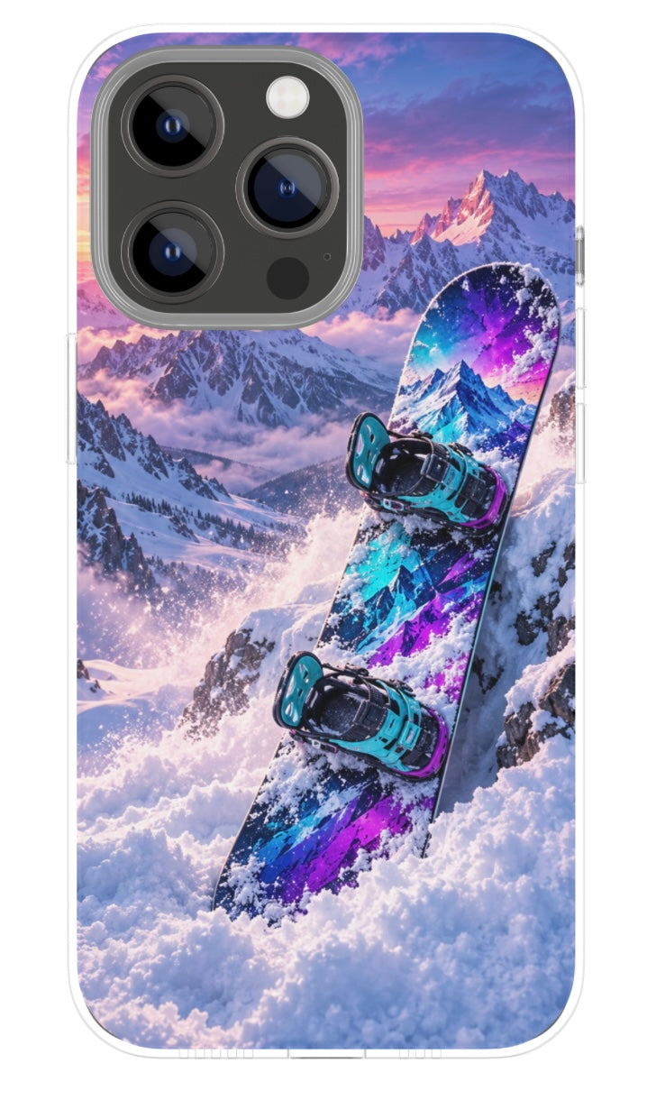 Snowboarding Rush phone case