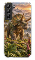 Triceratops Forest phone case