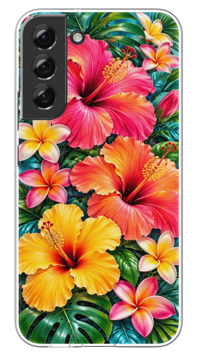 Tropical Hibiscus Paradise phone case